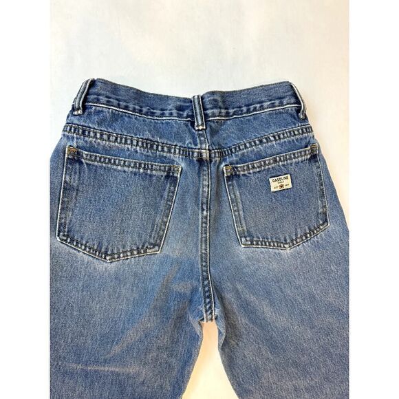 Vintage Embroidered Gasoline Jeans Floral 100% Cotton - Girls Size 14 - Picture 12 of 12